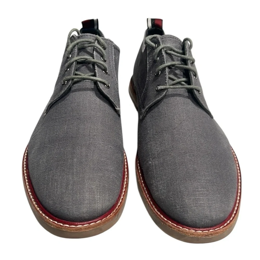 Ben Sherman Fabric Upper Lace Up Oxford Shoe SZ 13 Grey